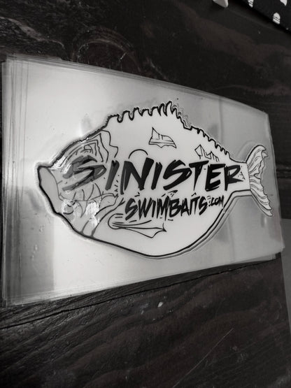 Sinister Swimbait Stickers