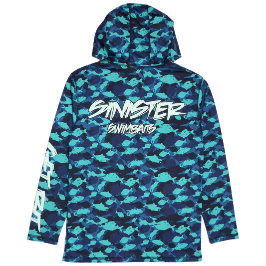 Sinister Swimbaits Performance Water Camo Hoodie
