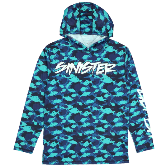 Sinister Swimbaits Performance Water Camo Hoodie